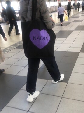 「NADIA（NADIA）のアイテム（バッグ）」を使った、somiさん（レディース・172cm）の夏コーディネート