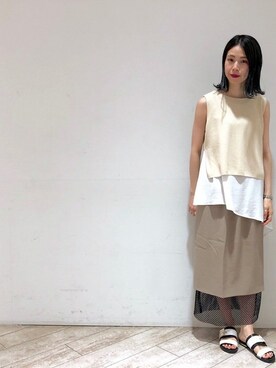 Erinaさん(レディース・164cm)の夏コーディネート