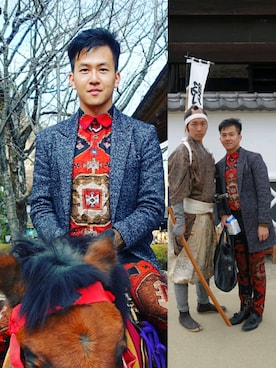 「GIVENCHY（ジバンシイ）のアイテム（チノパンツ）」を使った、seanleeleeさん（メンズ・173cm）の春コーディネート