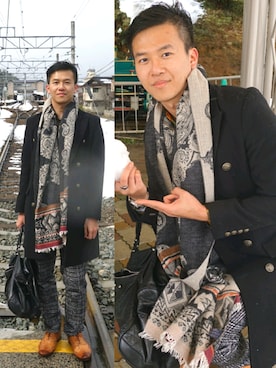 「Paul Smith（ポールスミス）のアイテム（その他シューズ）」を使った、seanleeleeさん（メンズ・173cm）の春コーディネート