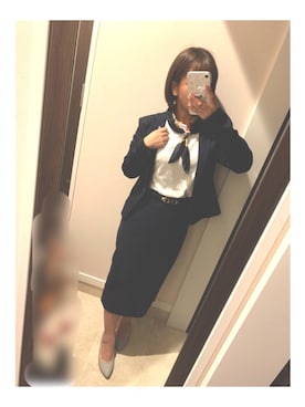 「きれいめスタイル」｜「アイテム（財布/小物）」を使った、めみさん（レディース・153cm）の夏コーディネート