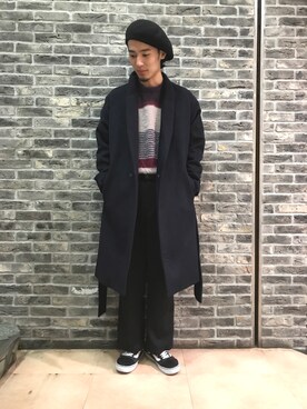 「RAGEBLUE（レイジブルー）のアイテム（その他アウター）」を使った、谷さん（メンズ・178cm）の冬コーディネート