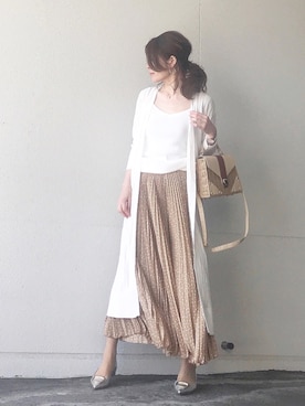 「ZAKKA-BOX（ザッカボックス）のアイテム（パンツ）」を使った、nakkoo555さん（レディース・157cm）の春コーディネート