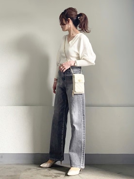 「ZAKKA-BOX（ザッカボックス）のアイテム（財布/小物）」を使った、nakkoo555さん（レディース・157cm）の春コーディネート