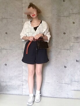 「CONVERSE（コンバース）のCONVERSE コンバース ジャック パーセル / JACK PURCEL（スニーカー）」を使った、momocoさん（レディース・157cm）の春コーディネート