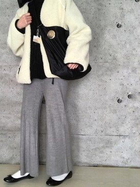 momocoさん（レディース・157cm）の冬コーディネート