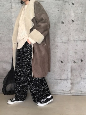 momocoさん（レディース・157cm）の冬コーディネート