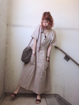 momocoさん（レディース・157cm）の夏コーディネート