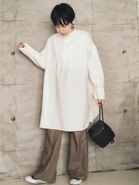 momocoさん（レディース・157cm）の冬コーディネート