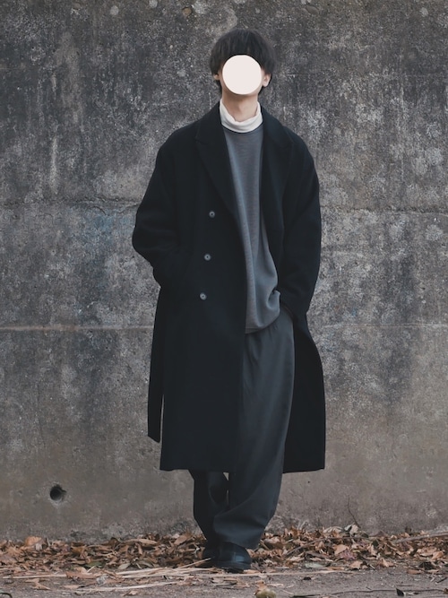 HARE（ハレ）の「CASHEEPウールダブルビッグコート(HARE