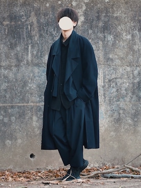 「my beautiful landlet（マイビューティフルランドレット）のアイテム（ブルゾン）」を使った、たまきさん（メンズ・171cm）の冬コーディネート