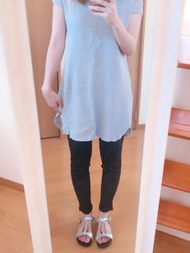 「Avail（アベイル）のアイテム（レギンス/スパッツ）」を使った、９６３２さん（レディース・159cm）の夏コーディネート