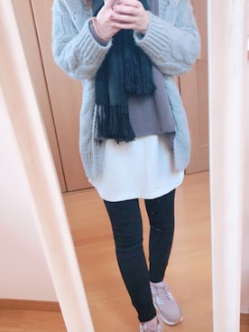 ９６３２さん（レディース・159cm）の冬コーディネート