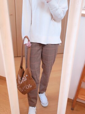 ９６３２さん（レディース・159cm）の冬コーディネート