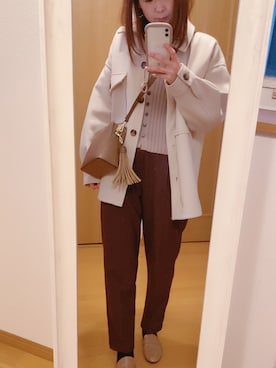 「アイテム（PC・スマホグッズ/家電）」を使った、９６３２さん（レディース・159cm・30代）の冬コーディネート