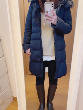 ９６３２さん（レディース・159cm）の冬コーディネート