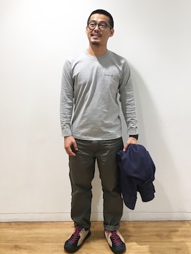 「Le LABOUREUR（ラブルール）のアイテム」を使った、tsungpinlinさん（メンズ・166cm）の秋コーディネート