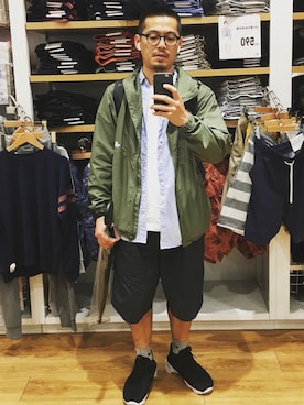 「working style」｜「アイテム（マウンテンパーカー）」を使った、tsungpinlinさん（メンズ・166cm）の春コーディネート