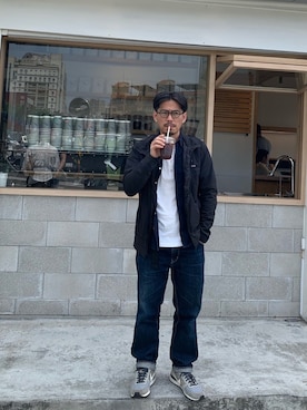 「ARC'TERYX（アークテリクス）のアイテム（ブルゾン）」を使った、tsungpinlinさん（メンズ・166cm）の春コーディネート