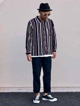 ぼんじりさん（メンズ・179cm）の秋コーディネート