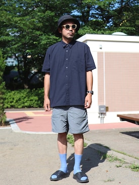 ぼんじりさん（メンズ・179cm）の夏コーディネート
