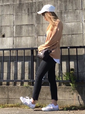 「ドラフトアングリッド」｜yumiさん（レディース・155cm）の春コーディネート