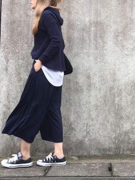 「Suppleのアイテム」を使った、yumiさん（レディース・155cm）の秋コーディネート