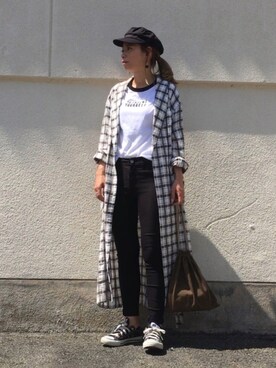 TODAYFUL Check Rough Gown チェック ラフ ガウン-eastgate.mk