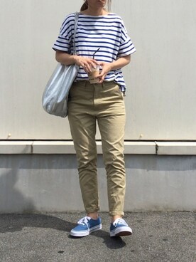 「シルバーバッグ」｜yumiさん（レディース・155cm）の夏コーディネート