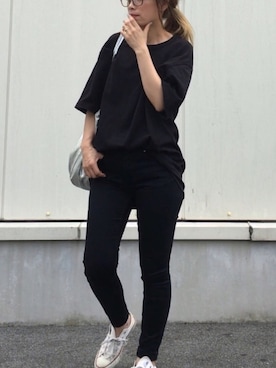 「シルバーバッグ」｜yumiさん（レディース・155cm）の夏コーディネート