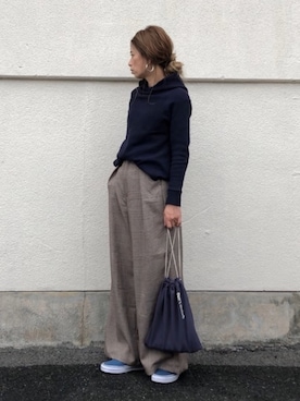 「Suppleのアイテム」を使った、yumiさん（レディース・155cm）の秋コーディネート