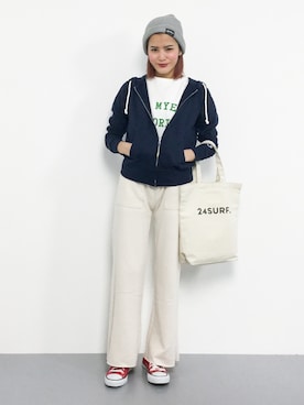 NOZOMI🌹さん（レディース・158cm）の春コーディネート