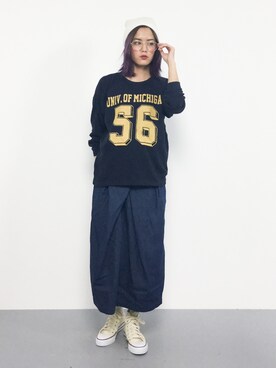 NOZOMI🌹さん（レディース・158cm）の春コーディネート