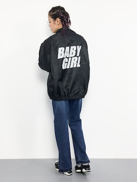 「WC（ダブル シー）のアイテム（ブルゾン）」を使った、NOZOMI🌹さん（レディース・158cm）の春コーディネート