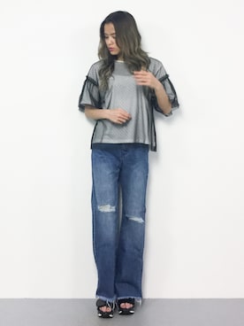 NOZOMI🌹さん（レディース・158cm）の春コーディネート