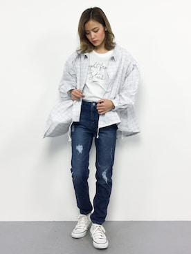 NOZOMI🌹さん（レディース・158cm）の春コーディネート