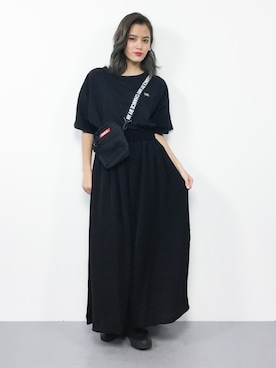 「BLISS POINT（ブリスポイント）のアイテム（スカート）」を使った、NOZOMI🌹さん（レディース・158cm）の夏コーディネート