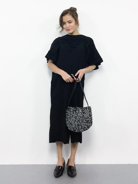 「Factor=（ファクターイコール）のアイテム（オールインワン・サロペット）」を使った、NOZOMI🌹さん（レディース・158cm）の夏コーディネート