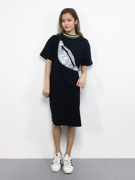 「PINE FORT（パインフォート）のアイテム」を使った、NOZOMI🌹さん（レディース・158cm）の夏コーディネート