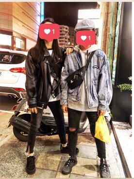 「NET（ネット）のアイテム（キャップ）」を使った、施雯 45さん（レディース・161cm）の春コーディネート