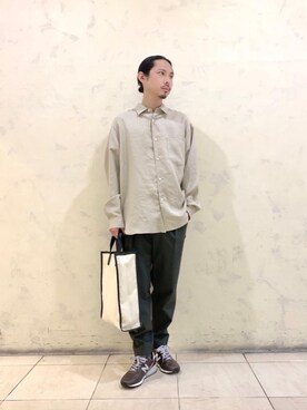 松原さん（メンズ・173cm）の春コーディネート