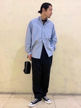 「BEAUTY&YOUTH UNITED ARROWS（ビューティーアンドユースユナイテッドアローズ）のアイテム（財布/小物）」を使った、松原さん（メンズ・173cm）の春コーディネート