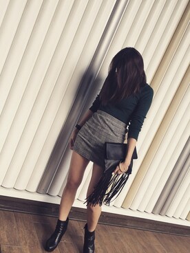 「FOREVER 21（フォーエバー トゥエンティーワン）のアイテム（その他）」を使った、erikaさん（レディース・160cm）の冬コーディネート