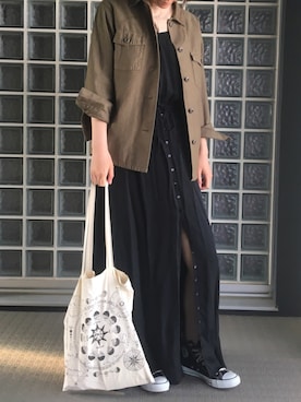 「ドラフトラグナムーン」｜atrnさん（レディース・170cm）の春コーディネート
