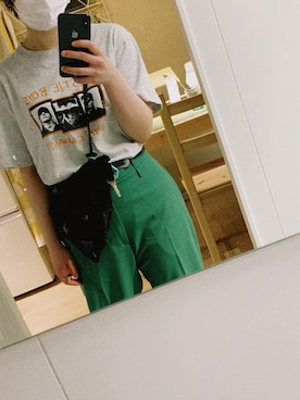 「B印 YOSHIDA(BEAMS×PORTER)（ビージルシヨシダ）のアイテム」を使った、ヨシカワさん（レディース・158cm）の夏コーディネート