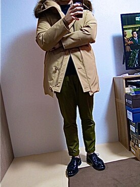 Kさん（メンズ・169cm）の冬コーディネート