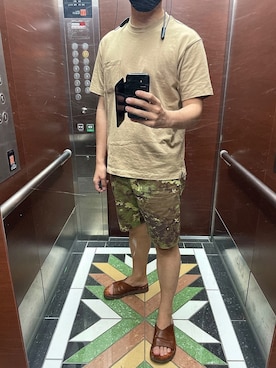 「SCOTCH & SODA（スコッチ アンド ソーダ）のアイテム（パンツ）」を使った、Kさん（メンズ・169cm）の夏コーディネート