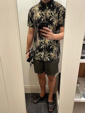 「SCOTCH & SODA（スコッチ アンド ソーダ）のアイテム（トップス）」を使った、Kさん（メンズ・169cm）の夏コーディネート
