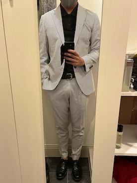 「SCOTCH & SODA（スコッチ アンド ソーダ）のアイテム（トップス）」を使った、Kさん（メンズ・169cm）の夏コーディネート
