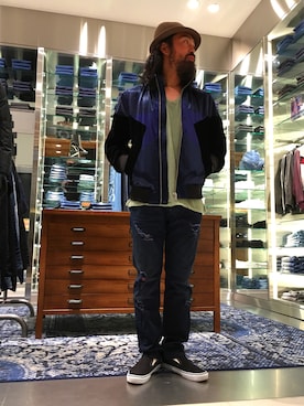「nonnative（ノンネイティブ）のアイテム（帽子）」を使った、kubooooooooさん（メンズ・169cm）の秋コーディネート